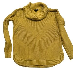 Banana Republic Yellow Cowl Neck Sweater